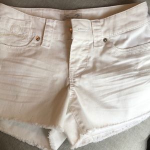 Seven 7 brand distressed denim short